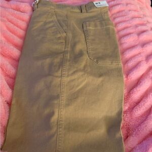 Alpine Tan Skirt with Pocket